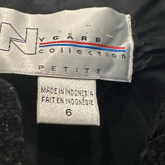 Women's Black Nygard Collection Jacket - Size 6 - Picture 7 of 8